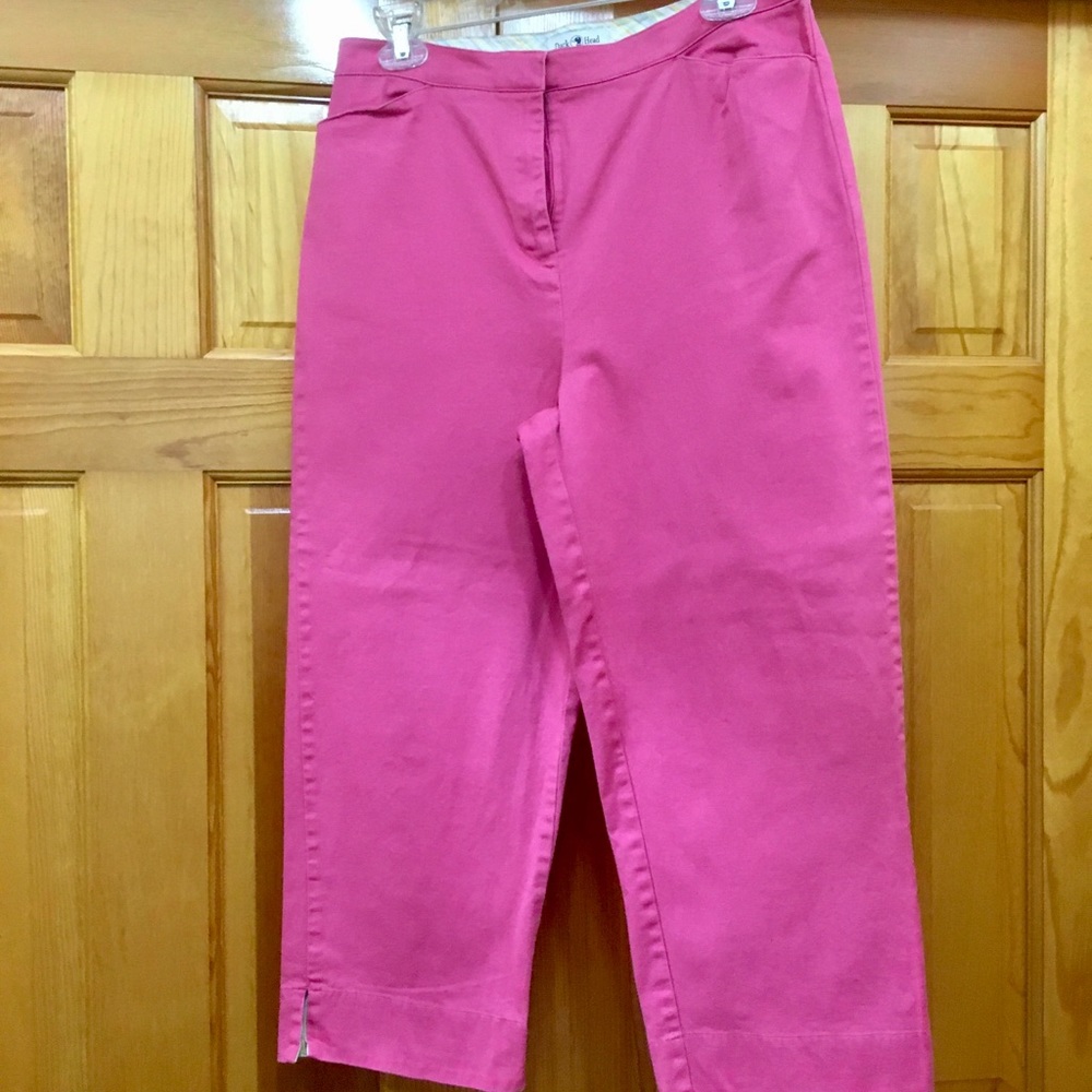 Duck Head hot pink capris